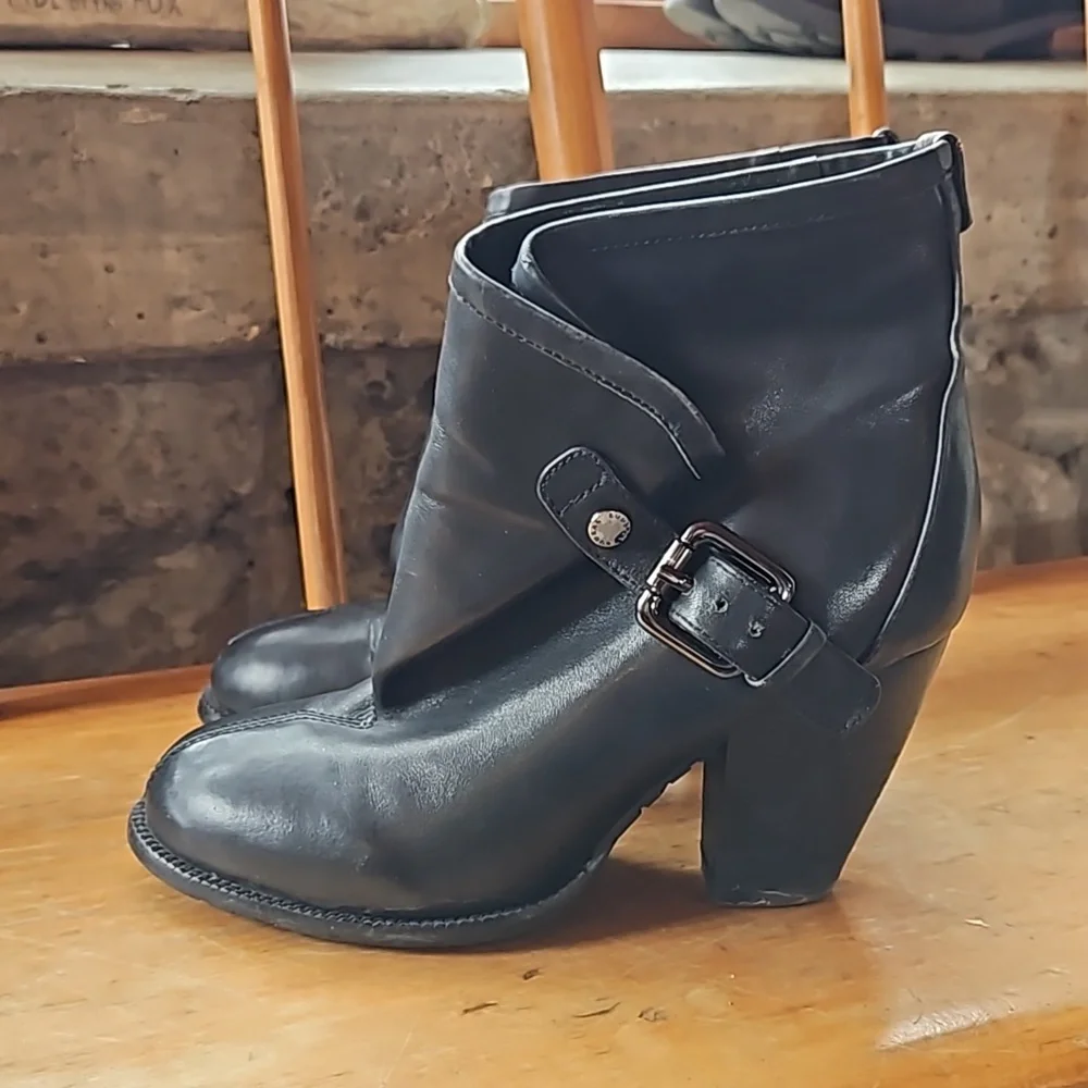 Rudsak Foldover Buckle Ankle Boots - Picture 6 of 11